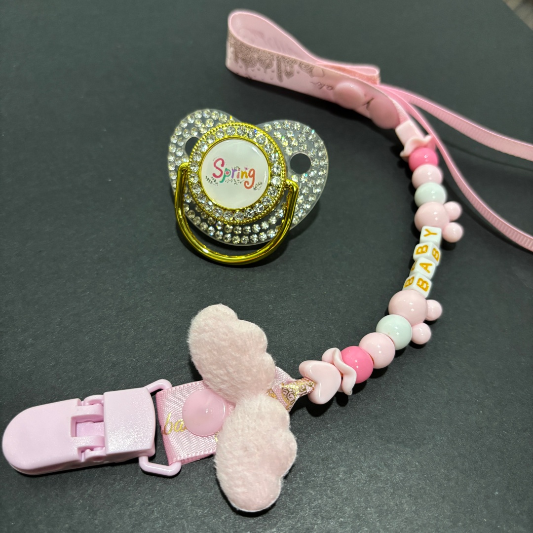 Baby Products Toys - Chupeta de silicone com desenho animado,